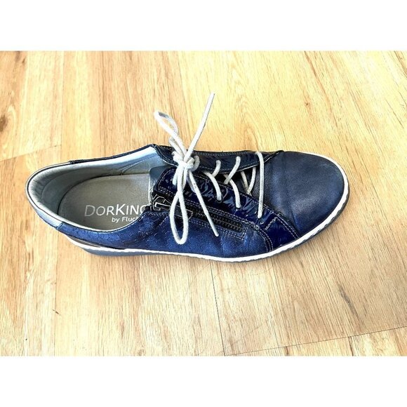 Dorking by Fluchos Karen Blue Shoes EU 37, US 6 - Picture 8 of 14